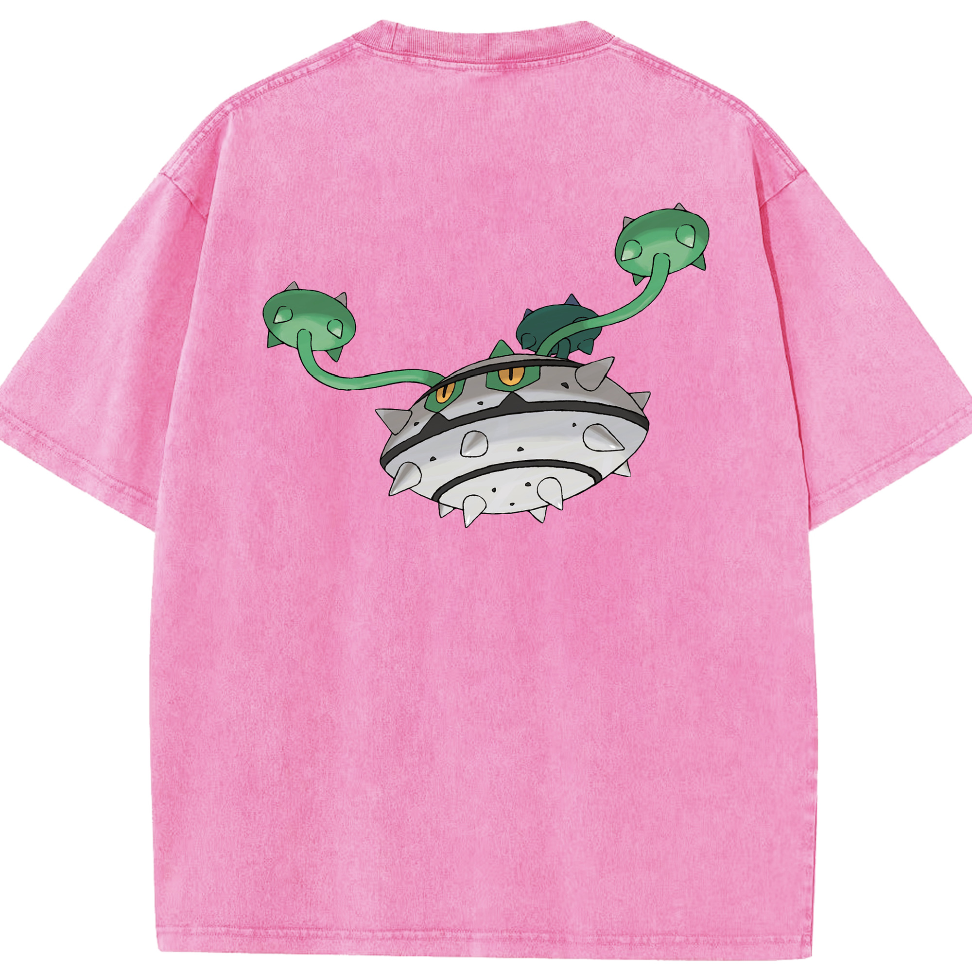 （画像用） ポケットモンスター Pokémon 綿100% ヴィンテージ風 半袖Tシャツ（背面プリント）